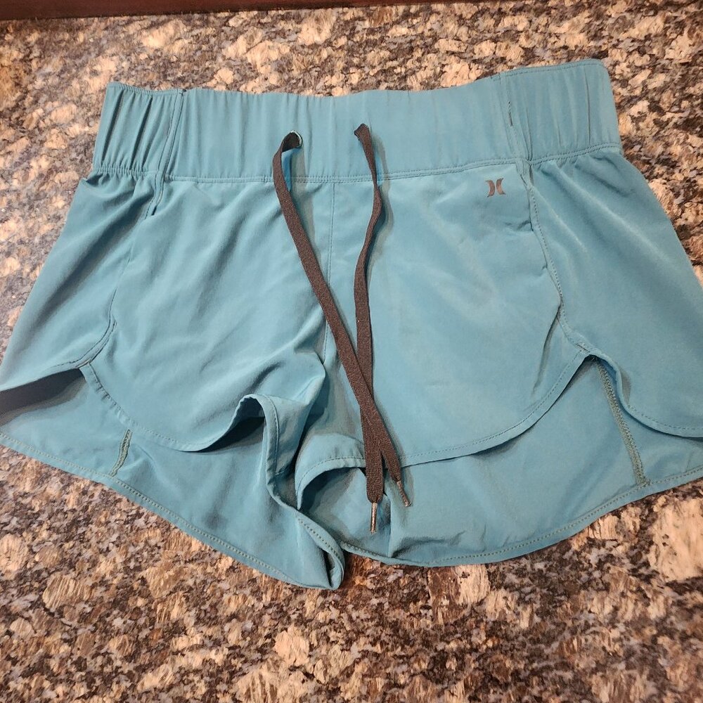 Womens Teal Hurley Shorts
